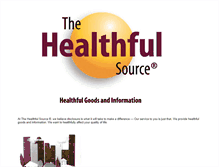 Tablet Screenshot of healthful.com